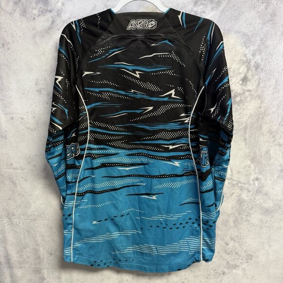 Answer Racing Motocross Jersey Mens Small Blue Long Sleeve MX - Picture 2 of 16